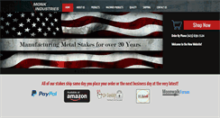 Desktop Screenshot of monkindustries.com
